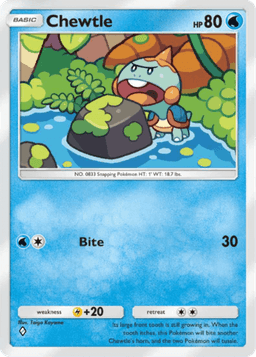 Chewtle Mythical Island (A1a) Mew