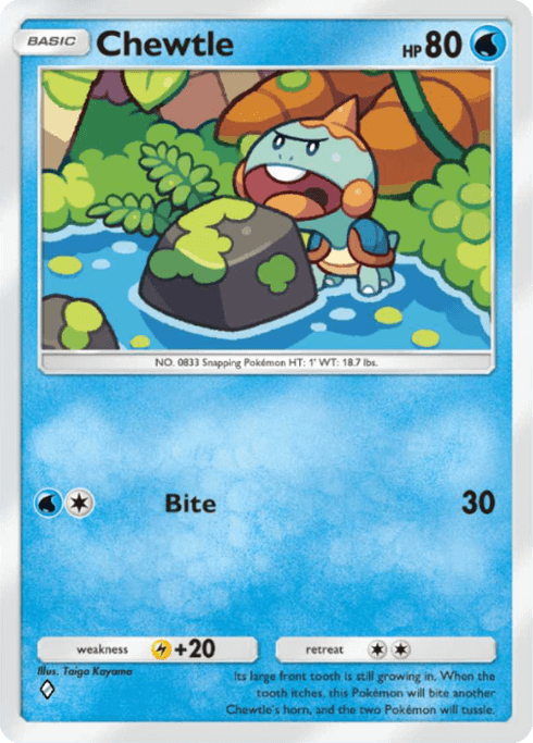 Chewtle Mythical Island (A1a) Mew
