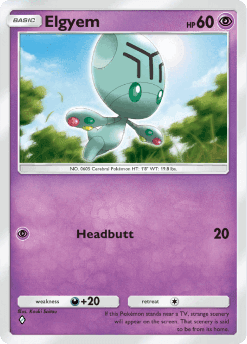 Elgyem Mythical Island (A1a) Mew