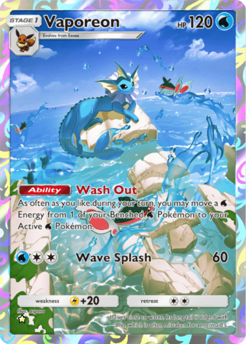 Vaporeon Mythical Island (A1a) Mew