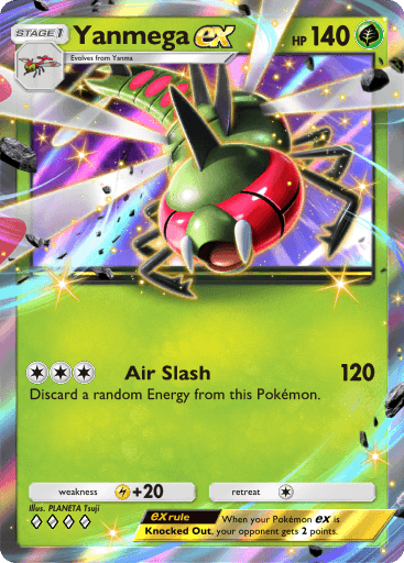 Yanmega ex Space-Time Smackdown (A2) Dialga