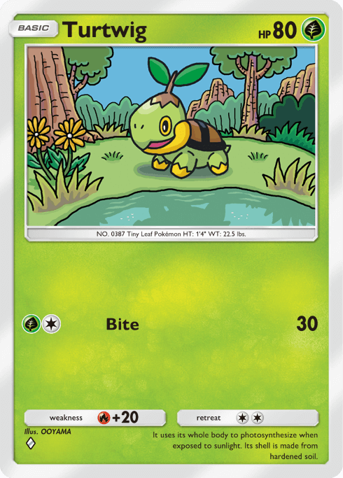 Turtwig Space-Time Smackdown (A2) Palkia