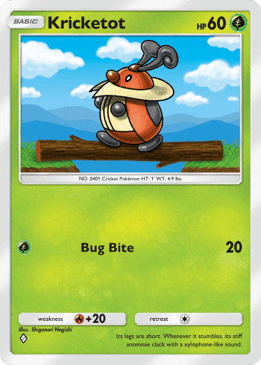 Kricketot Space-Time Smackdown (A2) Palkia