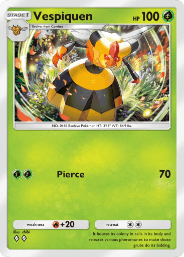 Vespiquen Space-Time Smackdown (A2) Dialga