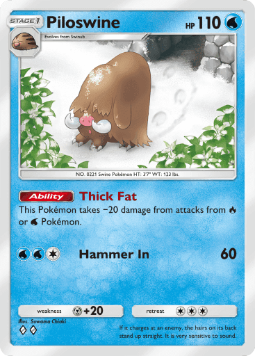 Piloswine Space-Time Smackdown (A2) Dialga