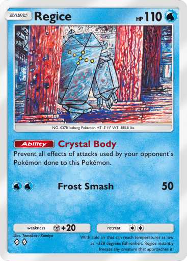 Regice Space-Time Smackdown (A2) Palkia
