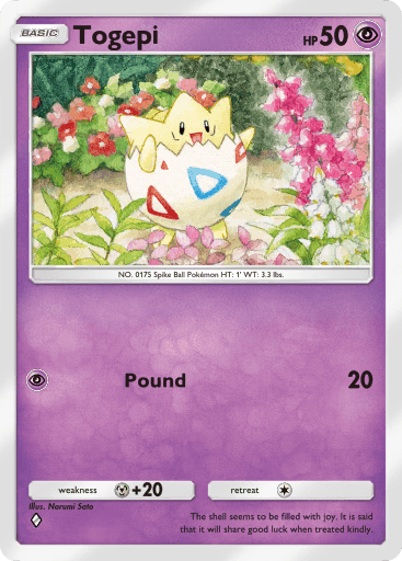Togepi Space-Time Smackdown (A2) Any (Space-Time Smackdown)