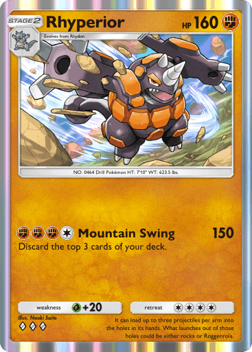 Rhyperior Space-Time Smackdown (A2) Palkia