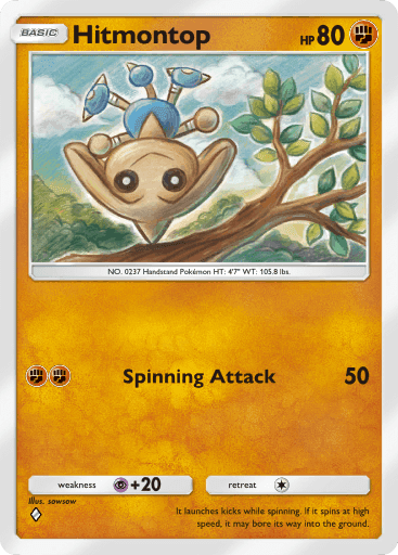 Hitmontop Space-Time Smackdown (A2) Dialga
