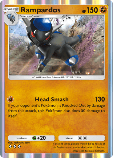 Rampardos Space-Time Smackdown (A2) Dialga
