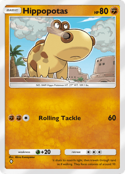 Hippopotas Space-Time Smackdown (A2) Palkia