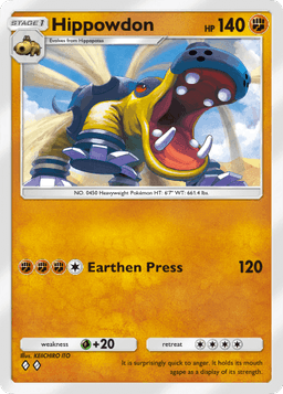 Hippowdon Space-Time Smackdown (A2) Palkia