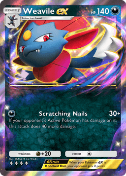 Weavile ex Space-Time Smackdown (A2) Palkia