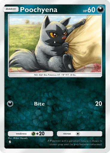Poochyena Space-Time Smackdown (A2) Any (Space-Time Smackdown)