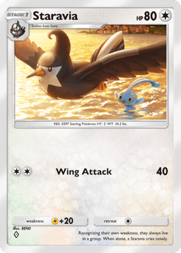 Staravia Space-Time Smackdown (A2) Palkia