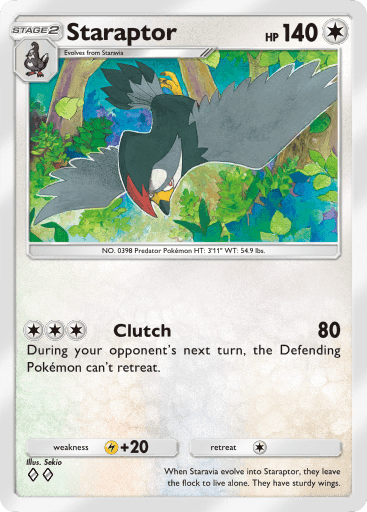 Staraptor Space-Time Smackdown (A2) Palkia