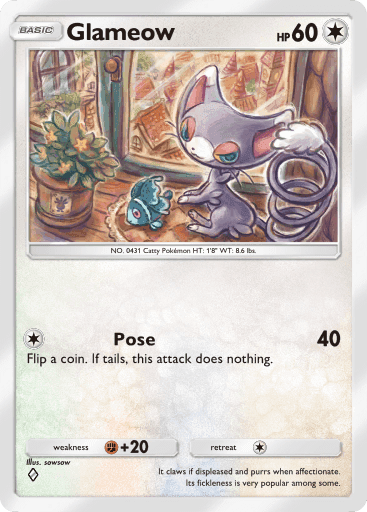 Glameow Space-Time Smackdown (A2) Palkia