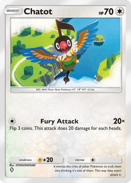 Chatot Space-Time Smackdown (A2) Palkia