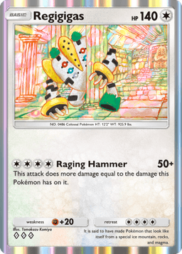 Regigigas Space-Time Smackdown (A2) Any (Space-Time Smackdown)