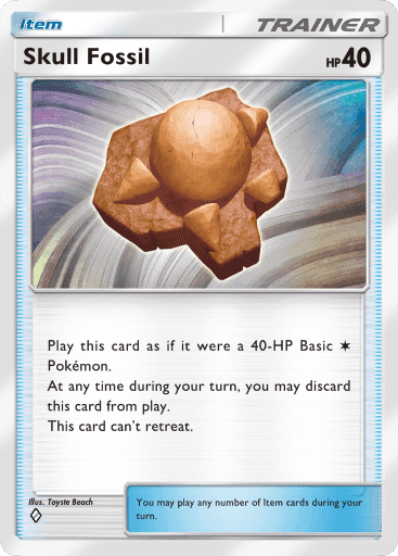 Skull Fossil Space-Time Smackdown (A2) Dialga