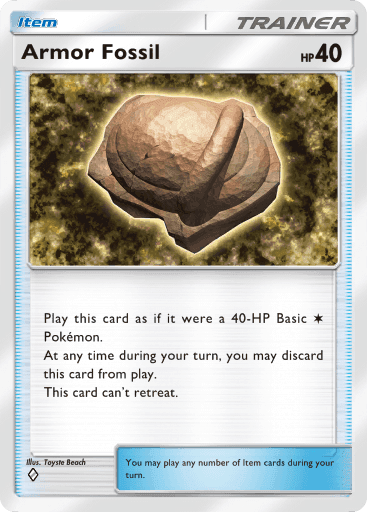Armor Fossil Space-Time Smackdown (A2) Palkia