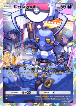 Croagunk Space-Time Smackdown (A2) Dialga