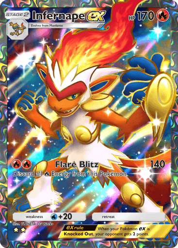 Infernape ex Space-Time Smackdown (A2) Palkia