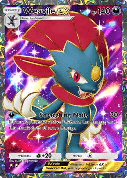 Weavile ex Space-Time Smackdown (A2) Palkia