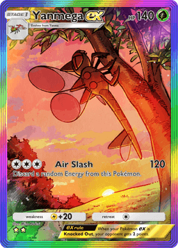 Yanmega ex Space-Time Smackdown (A2) Dialga