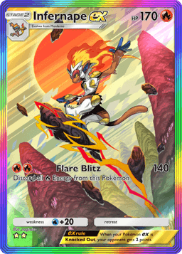 Infernape ex Space-Time Smackdown (A2) Palkia