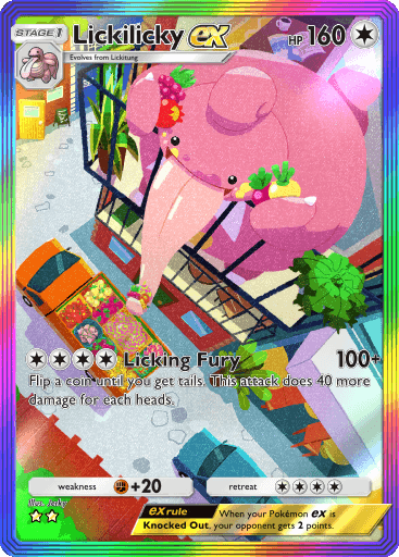 Lickilicky ex Space-Time Smackdown (A2) Palkia