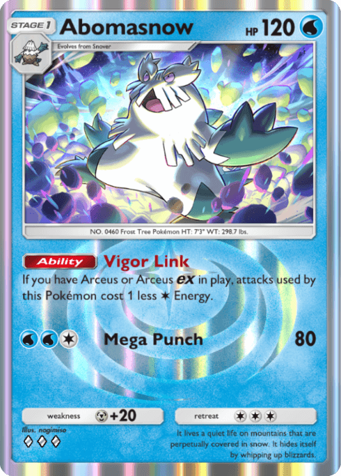 Abomasnow Triumphant Light (A2a) Arceus