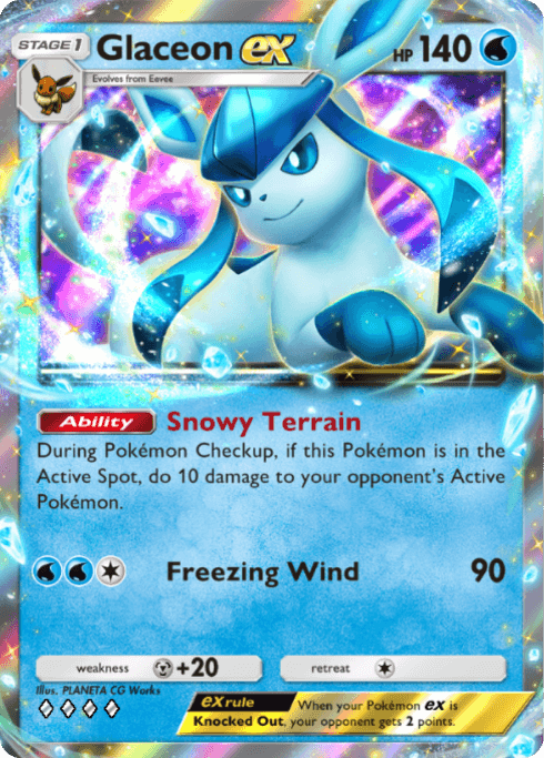 Glaceon ex Triumphant Light (A2a) Arceus
