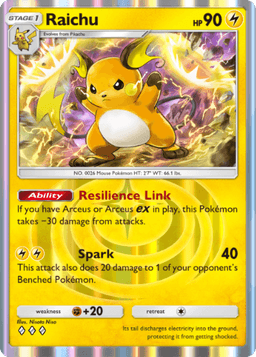 Raichu Triumphant Light (A2a) Arceus