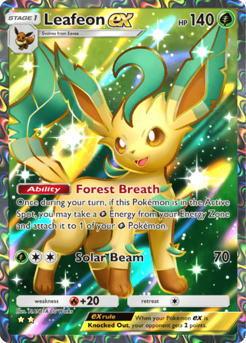 Leafeon ex Triumphant Light (A2a) Arceus