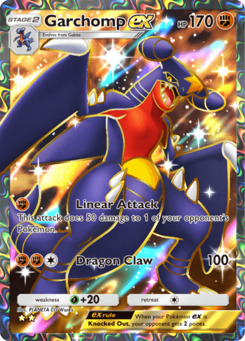 Garchomp ex Triumphant Light (A2a) Arceus