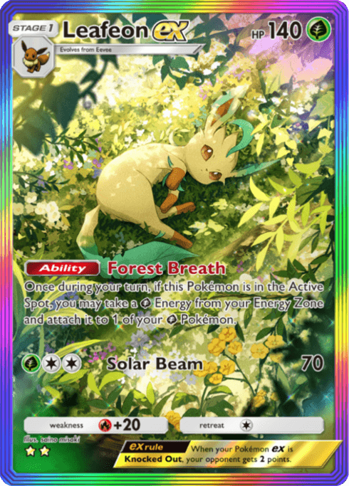 Leafeon ex Triumphant Light (A2a) Arceus