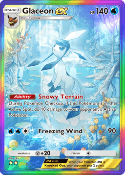 Glaceon ex Triumphant Light (A2a) Arceus