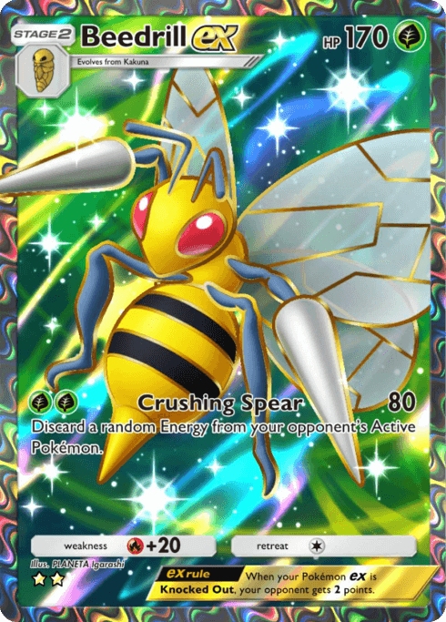 Beedrill ex Shining Revelry (A2b) Shiny Charizard