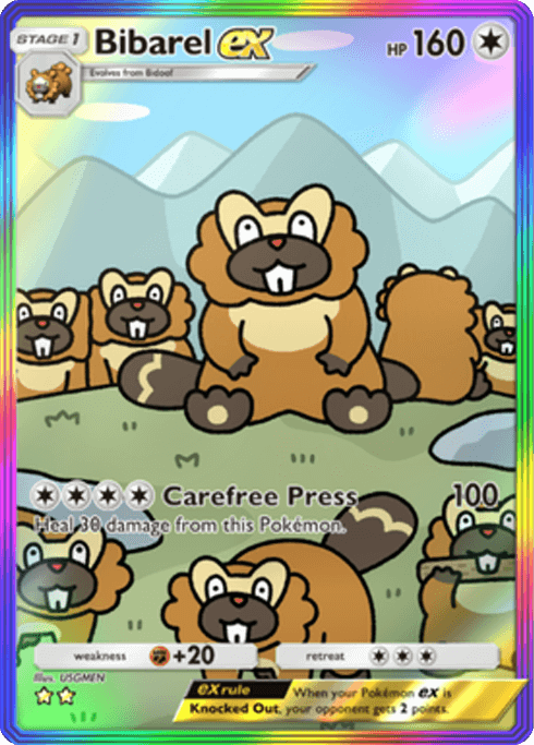 Bibarel ex Shining Revelry (A2b) Shiny Charizard