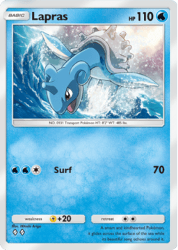 Lapras Celestial Guardians (A3) Any (Celestial Guardians)