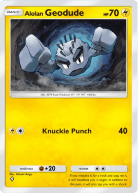 Alolan Geodude Celestial Guardians (A3) Solgaleo
