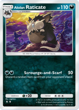 Alolan Raticate Celestial Guardians (A3) Lunala