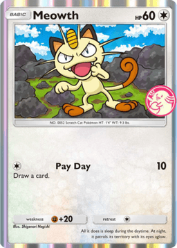 Meowth Promo Promo-A